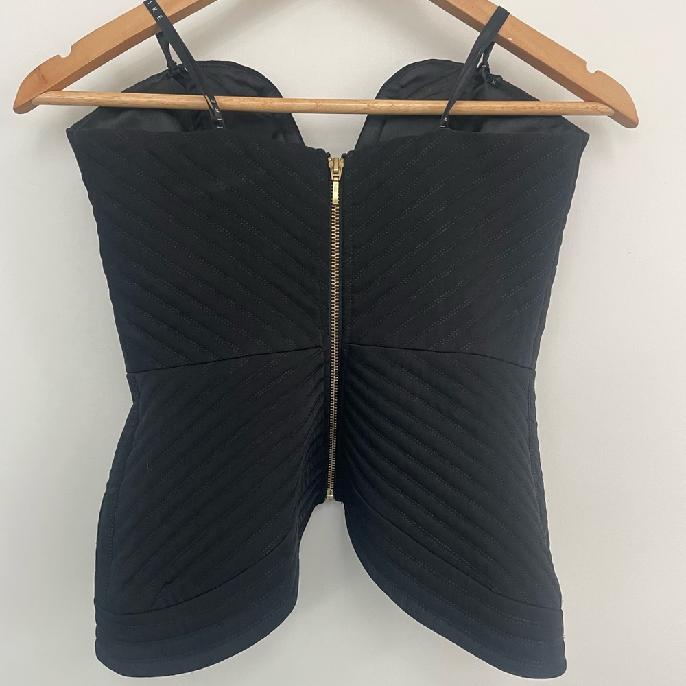 COPY - Structured Black Bustier - Picture 2 of 6